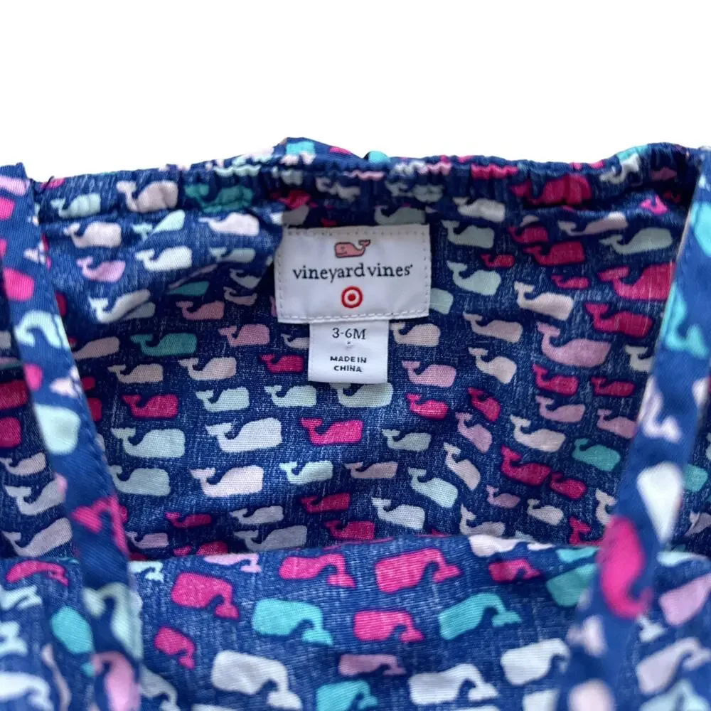 Vineyard Vines x Target Ruffle Sunsuit Romper Size 3-6m